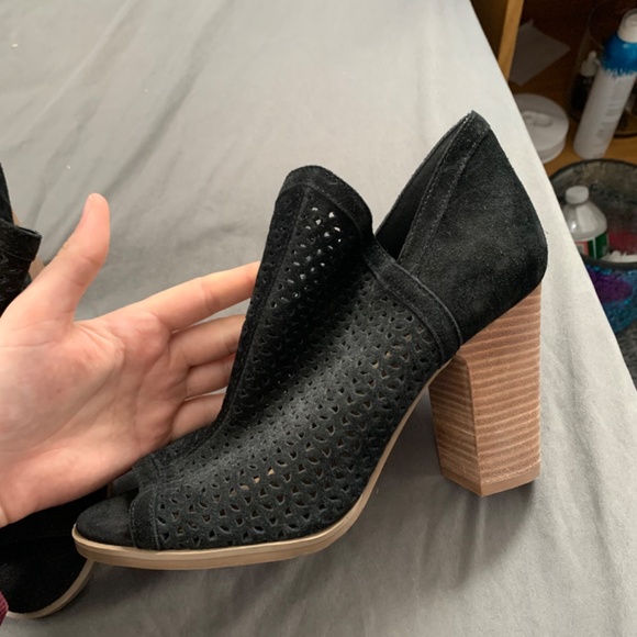 Lucky Brand Black Suede Booties - Picture 2 of 2